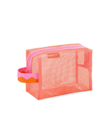 Camden Mesh Zip Pouch - Orange