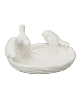 Ceramic Leaf With Birds Dish