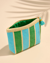 Capri Zip Pouch - Turquoise
