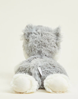 Warmies Gray Laying Down Cat