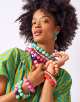 Iris Necklace - Purple