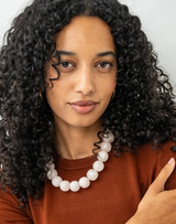 Iris Necklace - Milky White