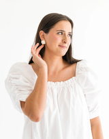 Susan Shaw Pearl Cab Studs