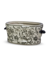 Brown and Ivory Container