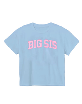 LIght Blue Boxy T-shirt With Big Sis