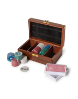 Poker Set in Wood Box