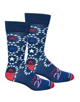 USA 250 Circle Stars Socks