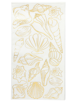 Ceramic Guest Napkin Tray With Shell Napkins