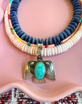 Sterling Silver Thunderbird Necklace