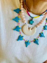 Turquoise Multi Bird Necklace