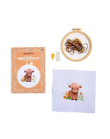 Wild & Free Cross Stitch Embroidery Craft Kit