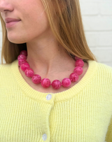 Large Marble Bead Necklace