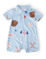 Home Run Polo Shorty One-Piece