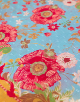 Paisley Poppies Cotton Scarf