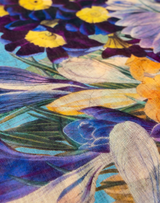 Spring Flora Linen/Cotton Scarf