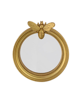 Flora and Fauna Vintage Round Mirror Trinket Tray - Assorted