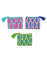 Bamboo Printed Coin Pouch - Assorted