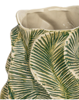 Green Stoneware Vase