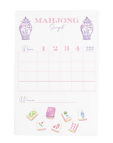 Mahjong Scorecard Pad