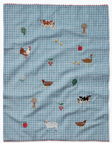 Country Farm Gingham Tea Towel