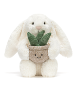 Jellycat Cream Bunny With Plant