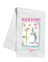 Mahjong is My Happy Hour Kitchen Towel