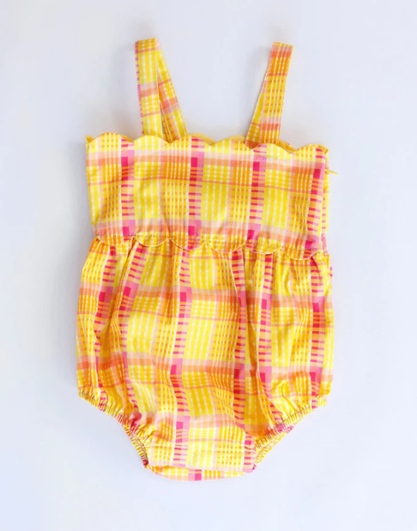 Hadley Bubble - Seashell Plaid