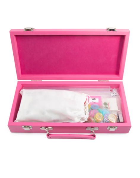 Mini Travel Mahjong Set-Pink