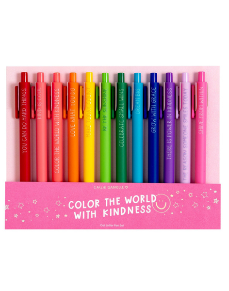 Color the World With Kindness Pen Set