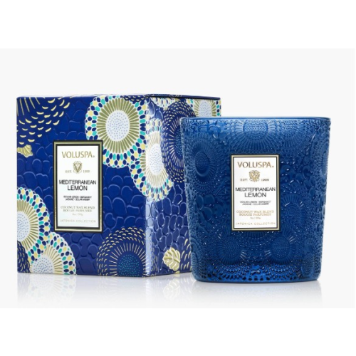 Voluspa 9 oz Classic Candle-- Mediterranean Lemon
