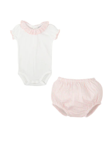 PInk Girls Onesie and Bloomer