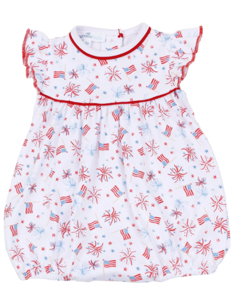 A Sparkly Fourth Print Flutter Bubble