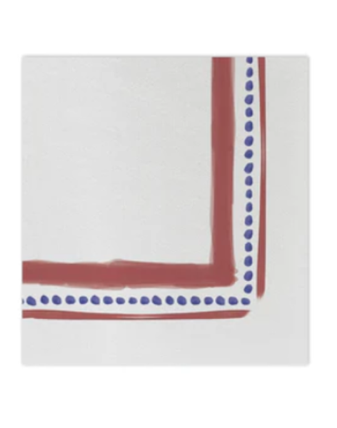 Red Campagna Cocktail Napkins
