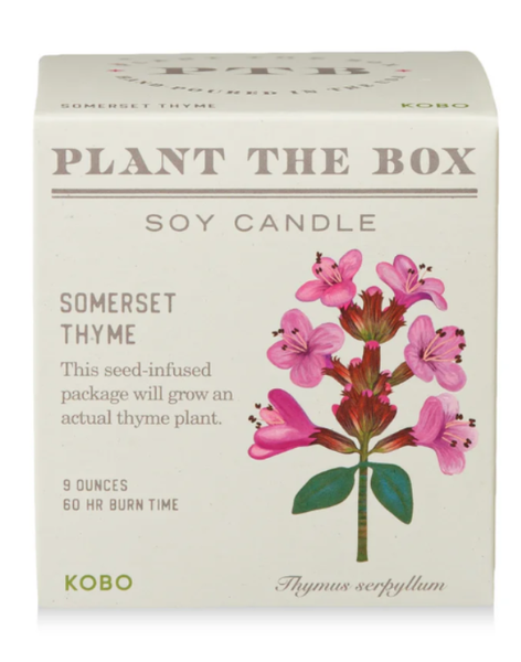 Plant the Box--Somerset Thyme Candle