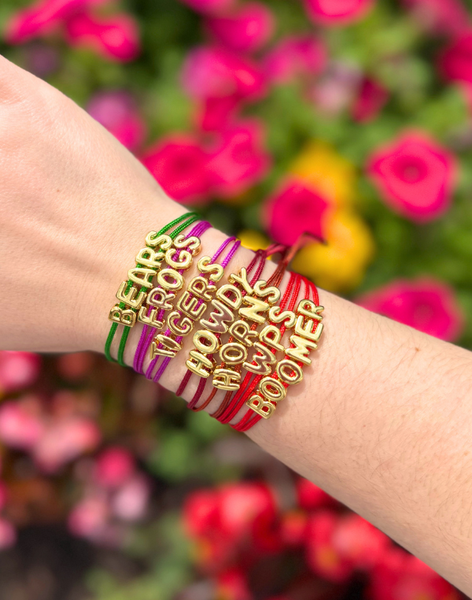Collegiate Cord Bracelet