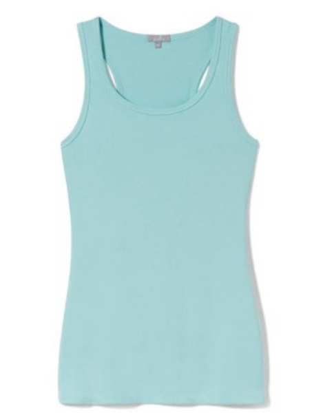 PJ Harlow Aqua Charlie Racerback Tank