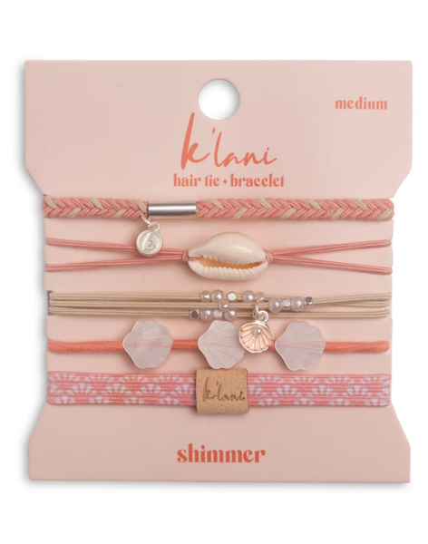 Shimmer Hair Tie Bracelet-Medium