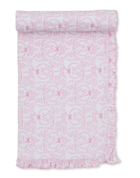 Delicate Blooming Bows Blanket