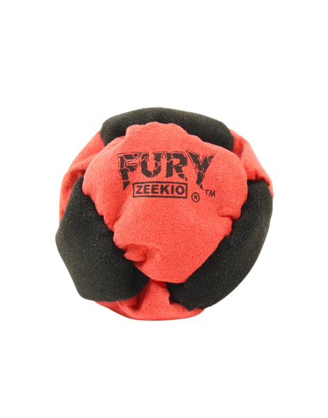 Zeekio Footbag- Black/Red Suede
