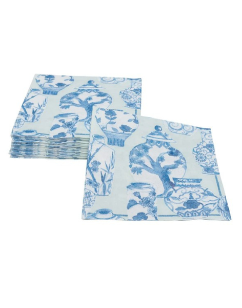 Glazed Porcelain Cocktail Napkins