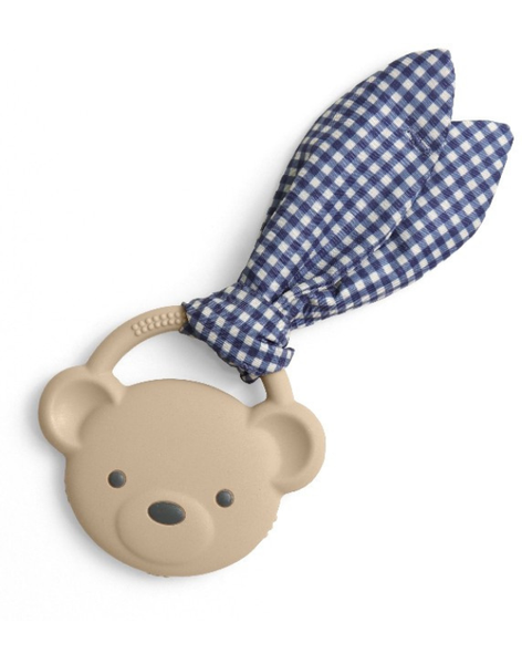Taupe Bear Crinkle Crew Teether