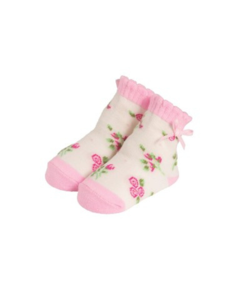 Rose Heart Socks