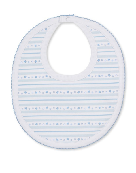 Kissy Kissy Starry Stripes Bib
