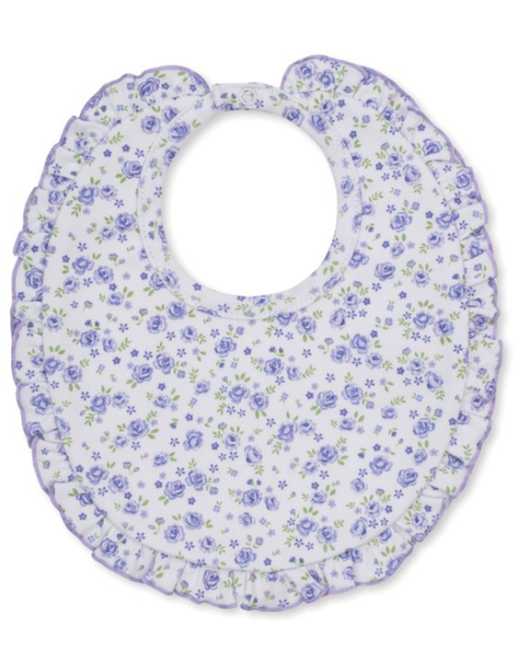 Kissy Kissy Cottage Roses Lilac Bib
