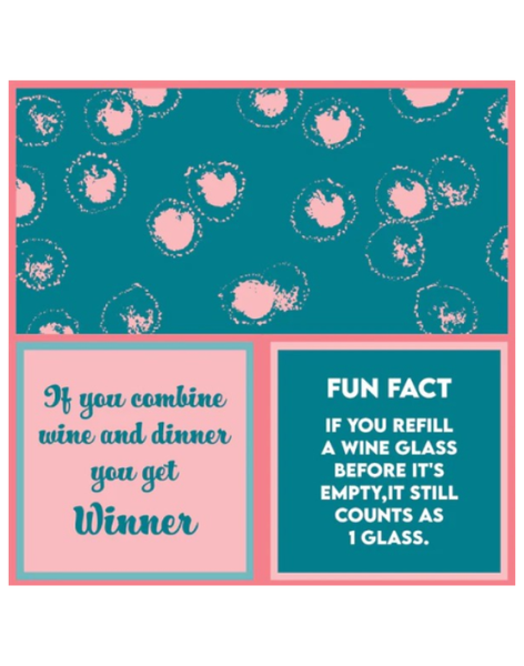 Cocktail Napkins-Refill Wine