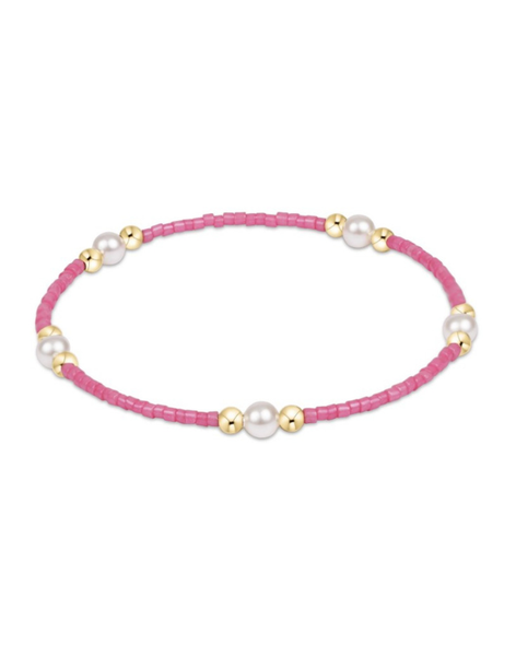 eNewton Hope Purpose Pearl Bracelet-Bubblegum