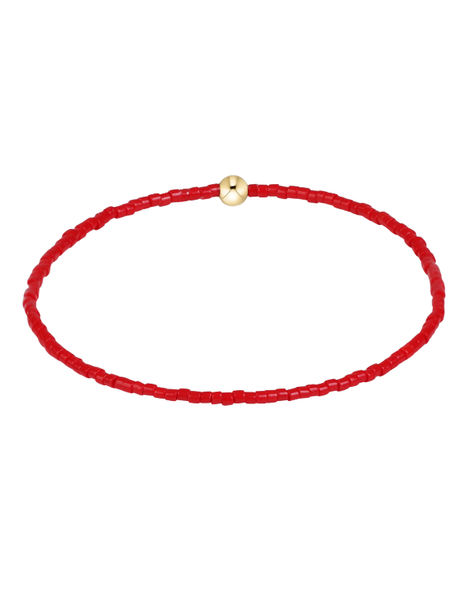 eNewton Hope Classic 2mm Bracelet- Red
