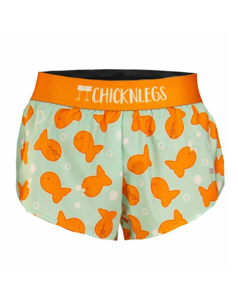 Chickn Legs Women's  Goldfish Running Shorts