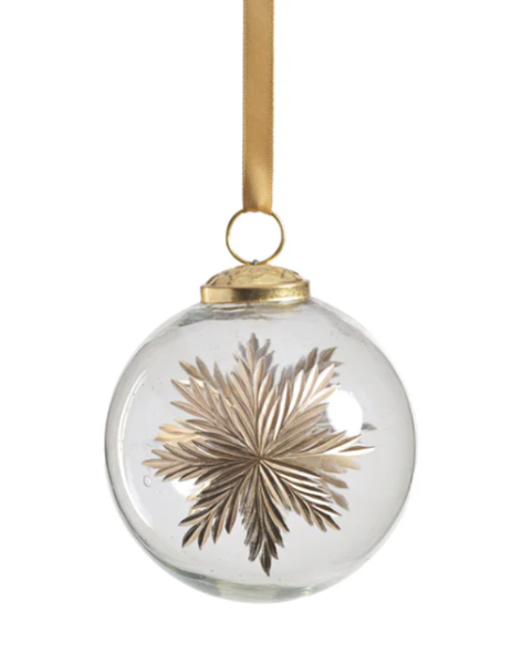 Heirloom Golden Glimmer Ornament-4 in