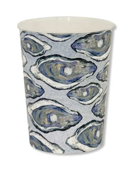 Blue Oyster Party Cups